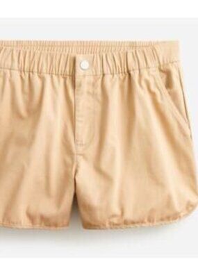 J Crew Pull On Short in Light Weight Chino in Tan, like new